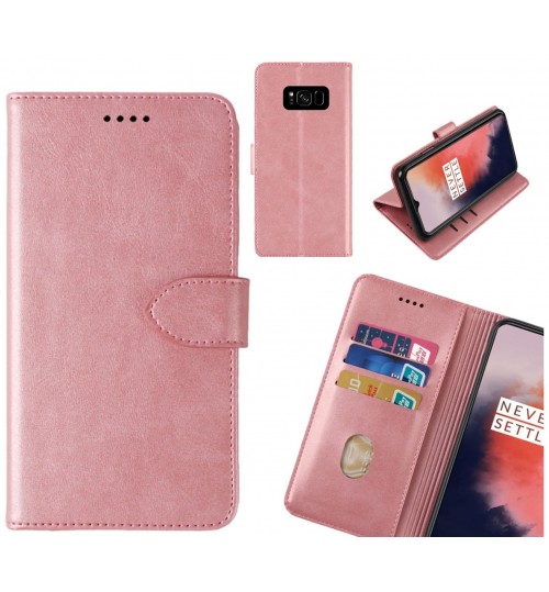 Galaxy S8 plus Case Premium Leather ID Wallet Case