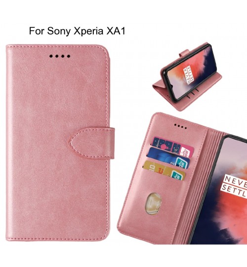 Sony Xperia XA1 Case Premium Leather ID Wallet Case