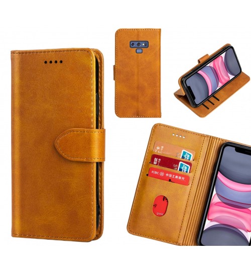 Galaxy Note 9 Case Premium Leather ID Wallet Case