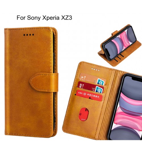 Sony Xperia XZ3 Case Premium Leather ID Wallet Case