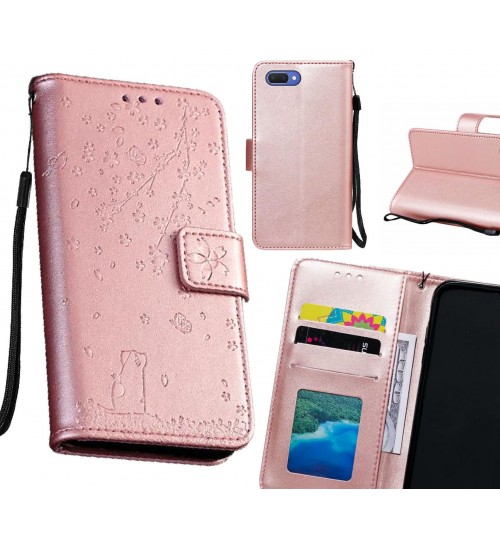 Oppo AX5 Case Embossed Wallet Leather Case