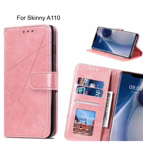 Skinny A110 Case Fine Leather Wallet Case