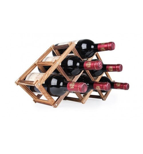 Wooden Bottle Wine Rack 6 pcs