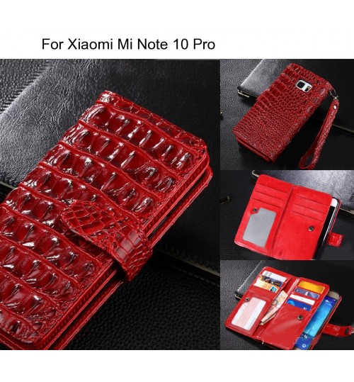 Xiaomi Mi Note 10 Pro case Croco wallet Leather case