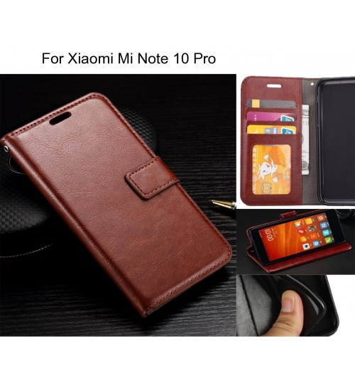 Xiaomi Mi Note 10 Pro case Fine leather wallet case