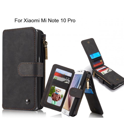 Xiaomi Mi Note 10 Pro Case Retro leather case multi cards