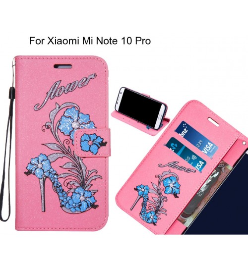 Xiaomi Mi Note 10 Pro case Fashion Beauty Leather Flip Wallet Case