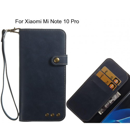 Xiaomi Mi Note 10 Pro case Fine leather wallet case