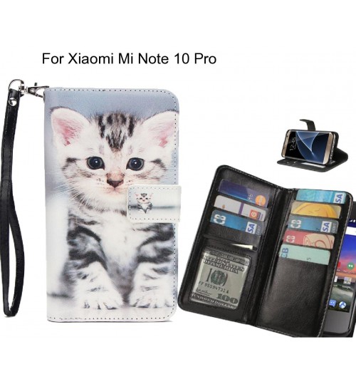 Xiaomi Mi Note 10 Pro case Multifunction wallet leather case