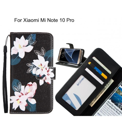 Xiaomi Mi Note 10 Pro case 3 card leather wallet case printed ID