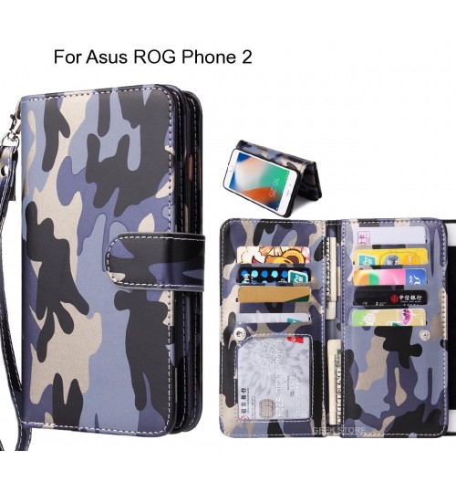 Asus ROG Phone 2 Case Camouflage Wallet Leather Case