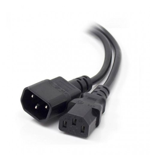 ALOGIC 1M IEC C13 TO IEC C14 COMPUTER POWER EXTENSION CORD MALE TO FEMALE