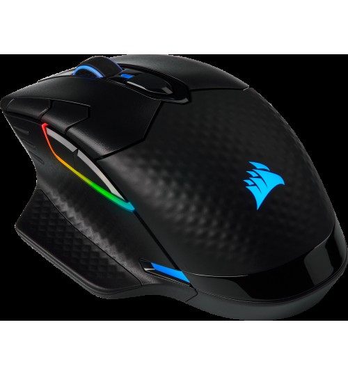 CORSAIR DARK CORE PRO RGB 18000 DPI OPTICAL WIRED / WIRELESS GAMING MOUSE - BLACK