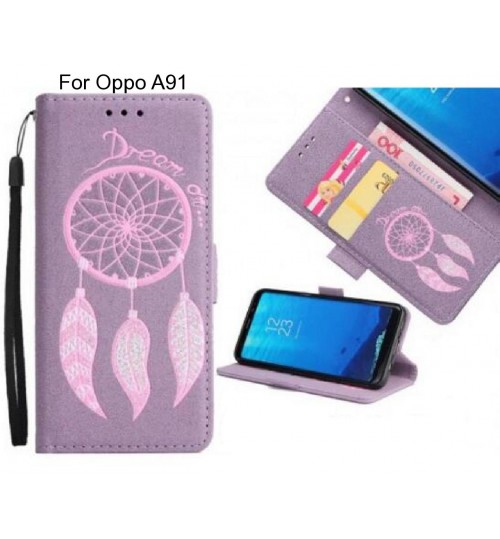 Oppo A91  case Dream Cather Leather Wallet cover case