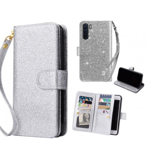 Oppo A91 Case Glaring Multifunction Wallet Leather Case