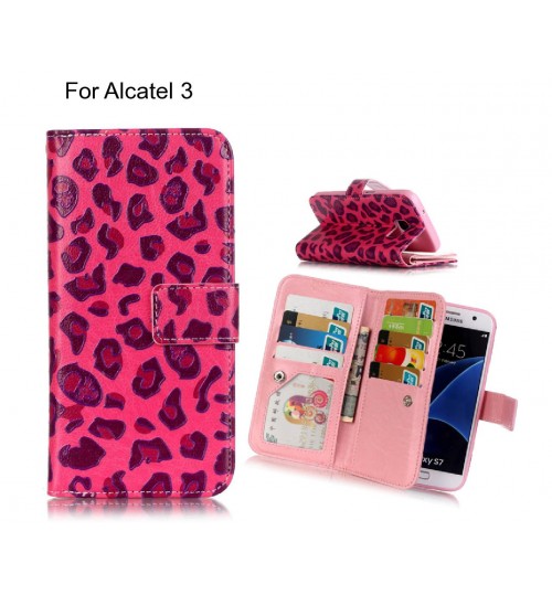 Alcatel 3 case Multifunction wallet leather case