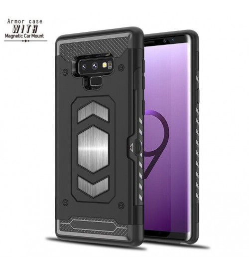 Galaxy Note 9 Case Armor Rugged Holster card clip case