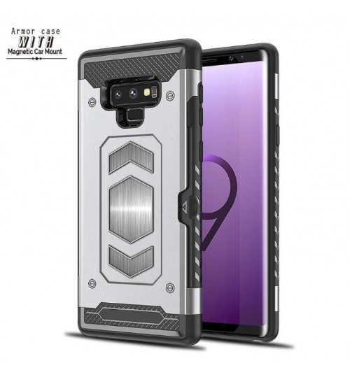 Galaxy Note 9 Case Armor Rugged Holster card clip case