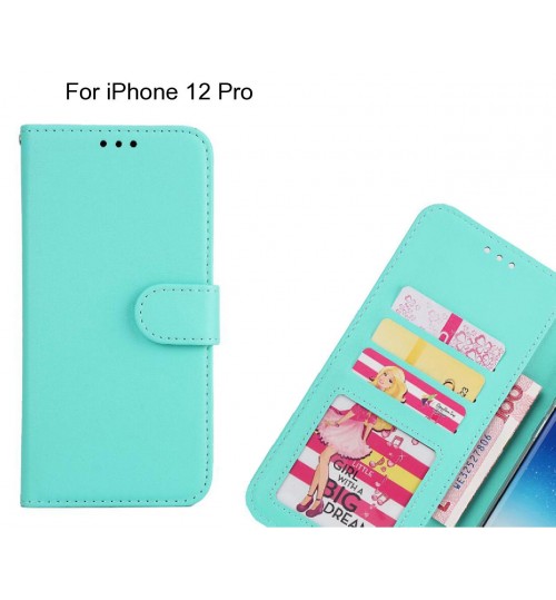 iPhone 12 Pro  case magnetic flip leather wallet case