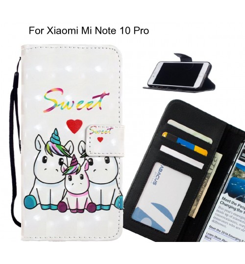 Xiaomi Mi Note 10 Pro Case Leather Wallet Case 3D Pattern Printed