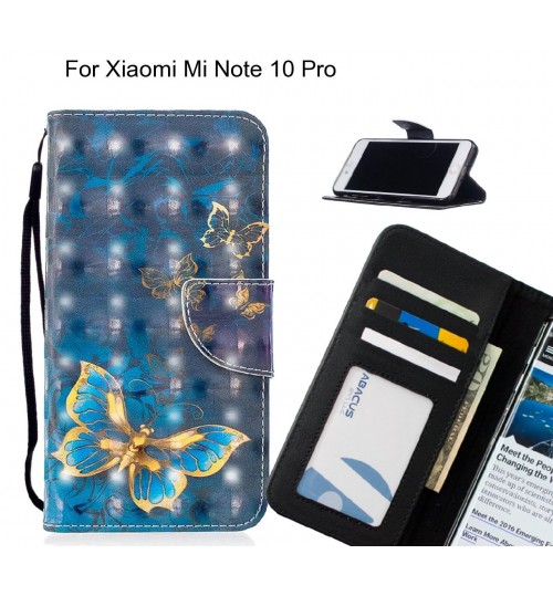 Xiaomi Mi Note 10 Pro Case Leather Wallet Case 3D Pattern Printed