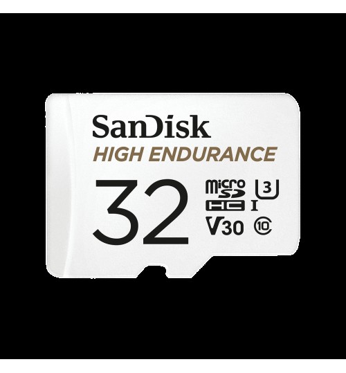 SANDISK HIGH ENDURANCE MICROSDHC CARD SQQNR 32G UHS-I C10 U3 V30 100MB/S R 40MB/S W