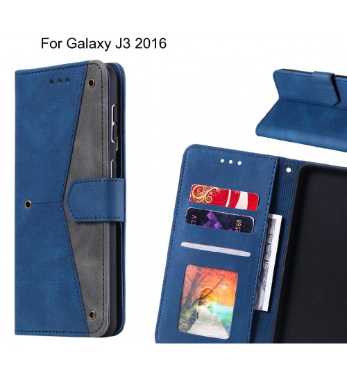Galaxy J3 2016 Case Wallet Denim Leather Case Cover