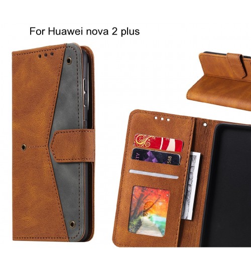 Huawei nova 2 plus Case Wallet Denim Leather Case Cover