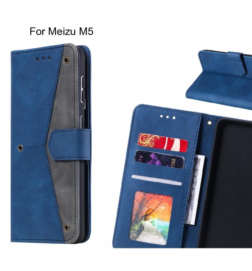 Meizu M5 Case Wallet Denim Leather Case Cover