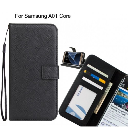 Samsung A01 Core Case Wallet Leather ID Card Case