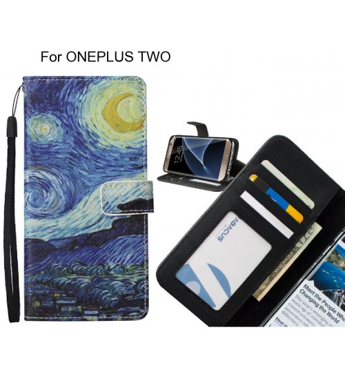 ONEPLUS TWO case leather wallet case van gogh painting