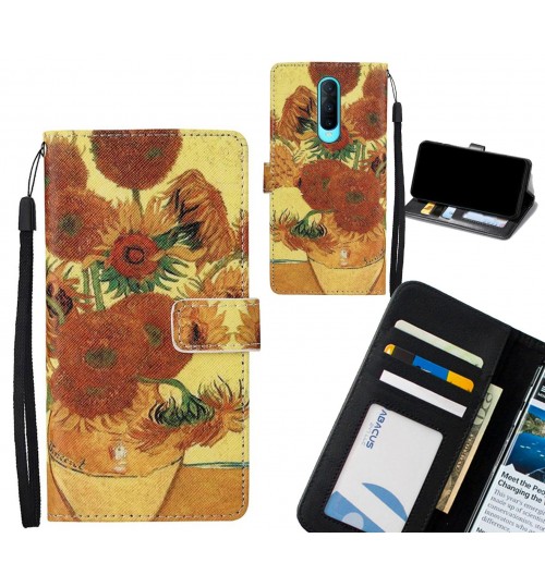Oppo R17 Pro case leather wallet case van gogh painting