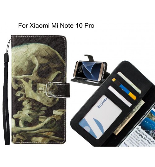 Xiaomi Mi Note 10 Pro case leather wallet case van gogh painting