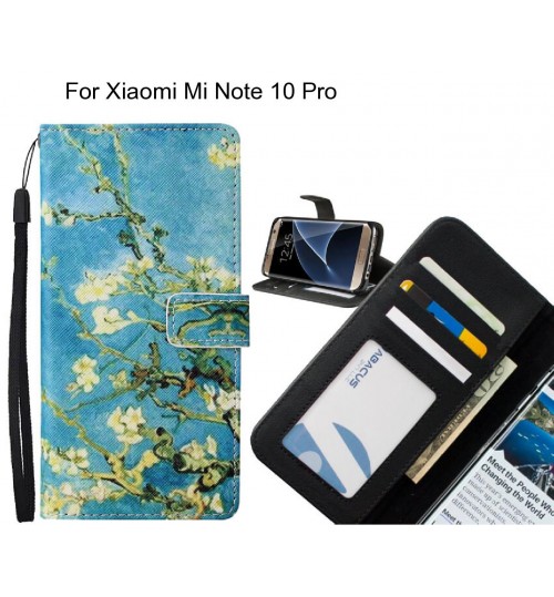 Xiaomi Mi Note 10 Pro case leather wallet case van gogh painting