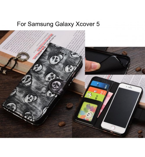 Samsung Galaxy Xcover 5  case Leather Wallet Case Cover