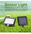 Solar Sensor Light Motion Detection Garden Light