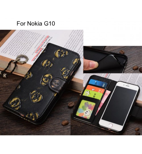 Nokia G10  case Leather Wallet Case Cover