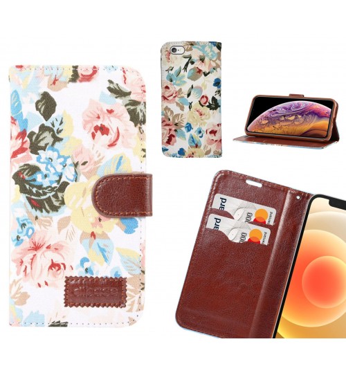 iPhone 6S Plus Case Floral Prints Wallet Case