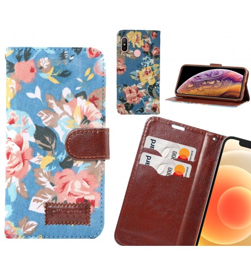 Xiaomi Redmi 6 Pro Case Floral Prints Wallet Case