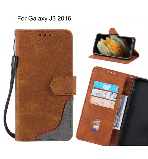 Galaxy J3 2016 Case Wallet Denim Leather Case