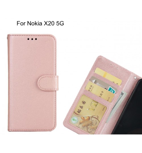 Nokia X20 5G  case magnetic flip leather wallet case