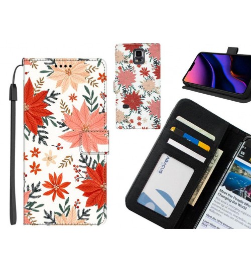 Galaxy S5 case leather wallet case printed ID