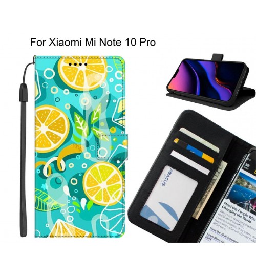 Xiaomi Mi Note 10 Pro case leather wallet case printed ID