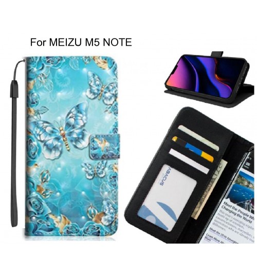 MEIZU M5 NOTE Case Leather Wallet Case 3D Pattern Printed