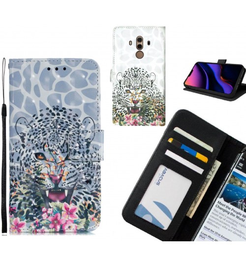 Huawei Mate 10 Pro Case Leather Wallet Case 3D Pattern Printed
