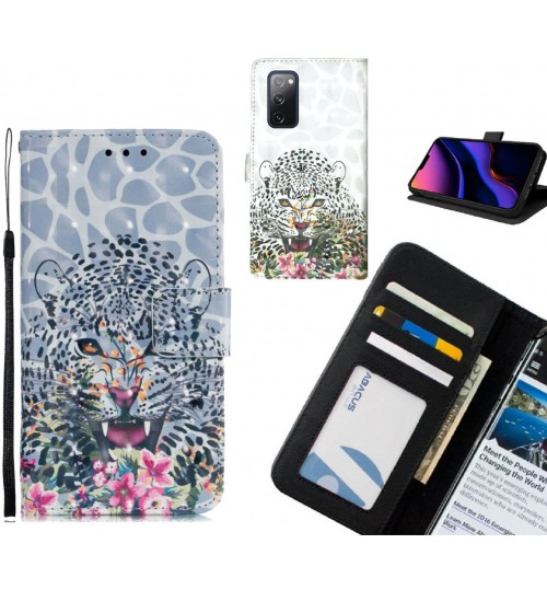 Samsung S20 FE Case Leather Wallet Case 3D Pattern Printed