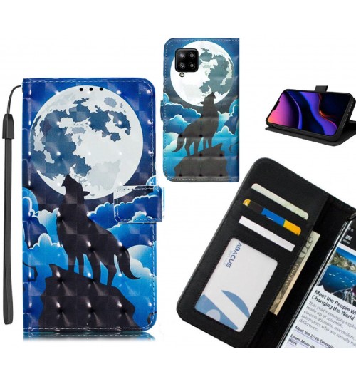 Samsung Galaxy A42 Case Leather Wallet Case 3D Pattern Printed