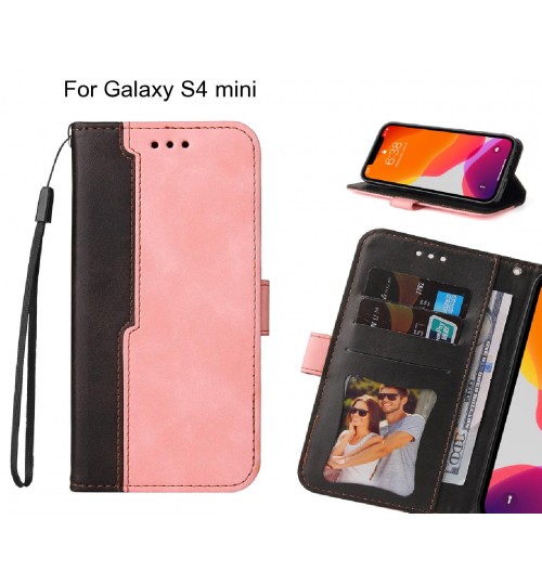 Galaxy S4 mini Case Wallet Denim Leather Case Cover