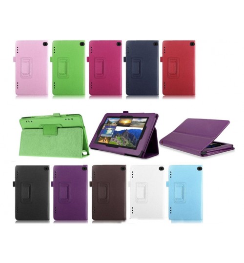 Kindle Fire HD 6&quot;  leather flip case w stand