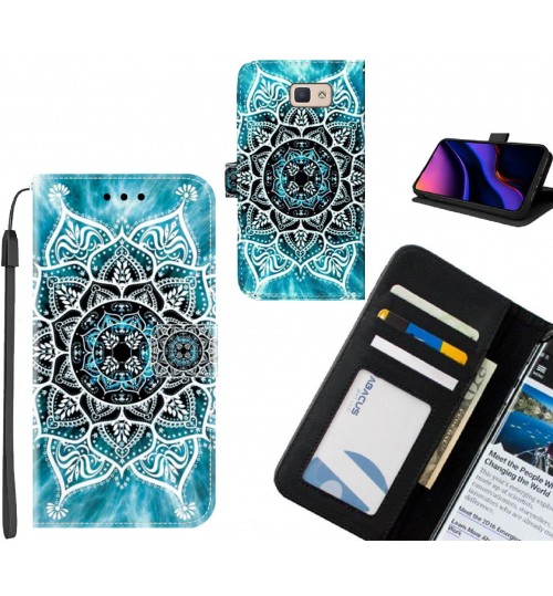 Galaxy J5 Prime case leather wallet case printed ID